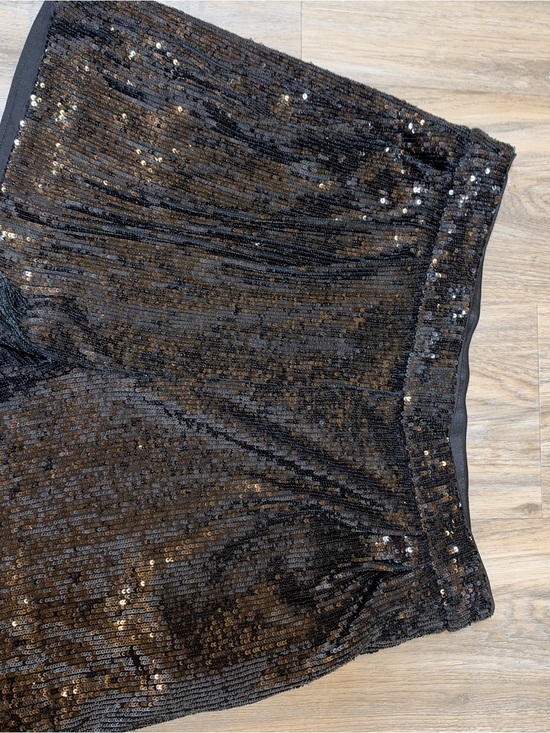 Express Pants - Express Black Sequin High-Waist Shorts